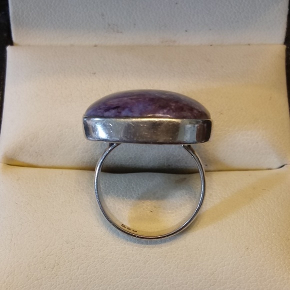 9ctw Vintage Purple Quartz 925 Sterling - Picture 6 of 7